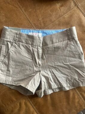J. Crew Chino City Fit Shorts | Size 0 | NWT Beige Khaki Shorts |